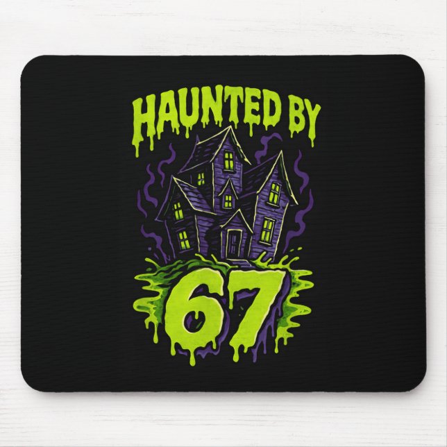 67 Meme Eltern Halloween Kostüm Brain Rot 6-7 Si Mousepad (Vorne)