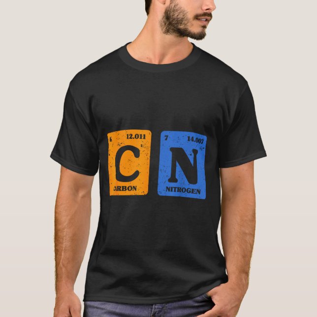 67 Meme Funny Teacher Science Periodic Table Retro T-Shirt (Vorderseite)
