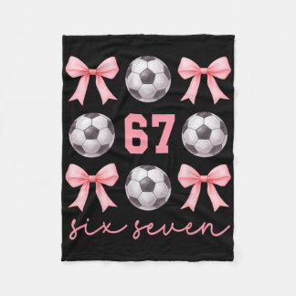 67 Meme Fußball-Mutter Schwester Coquette Bögen Ro Fleecedecke