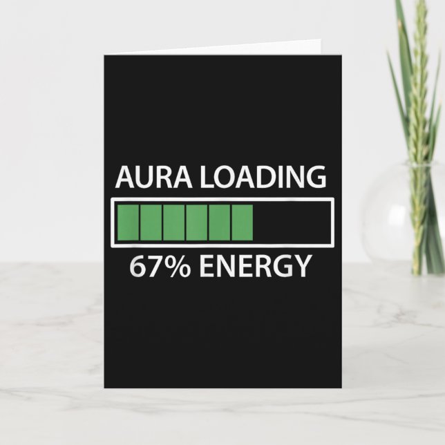 67 Meme Gen Alpha Aura Laden  Karte (Vorderseite)