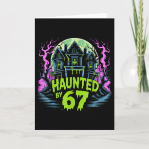 67 Meme Halloween-Kostüm Heimgesucht _4  Karte