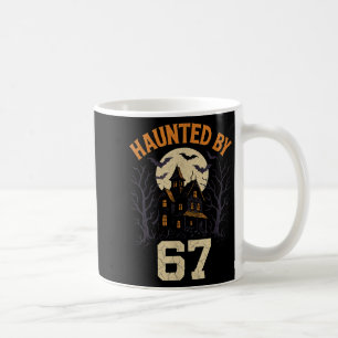 67 Meme Halloween-Kostüm heimgesucht von 6-7 Brain Kaffeetasse