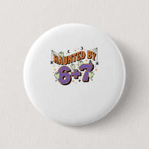 67 Meme Halloween-Kostüm Verflucht  Button