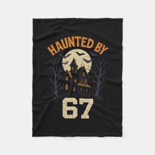 67 Meme Halloween-Kostüm Verflucht Fleecedecke