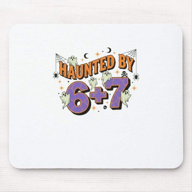 67 Meme Halloween-Kostüm Verflucht  Mousepad (Vorne)