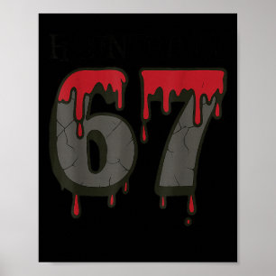 67 Meme Halloween Verflucht Soky - Six Seven Gen A Poster