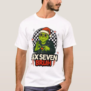 67 Meme Humor 6-7 Lustig sechs sieben Weihnachten T-Shirt