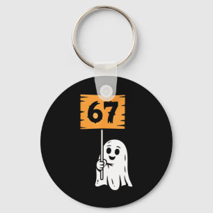 67 Meme Humor 6-7 Sechs Sieben Halloween Schlüsselanhänger