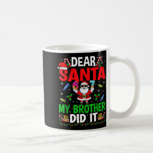 67 Meme Lieber Santa Mein Bruder hat es getan Lust Kaffeetasse