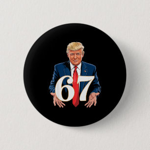 67 Meme Lustig Trump 67 Hände Meme Slang 6 7 Hände Button