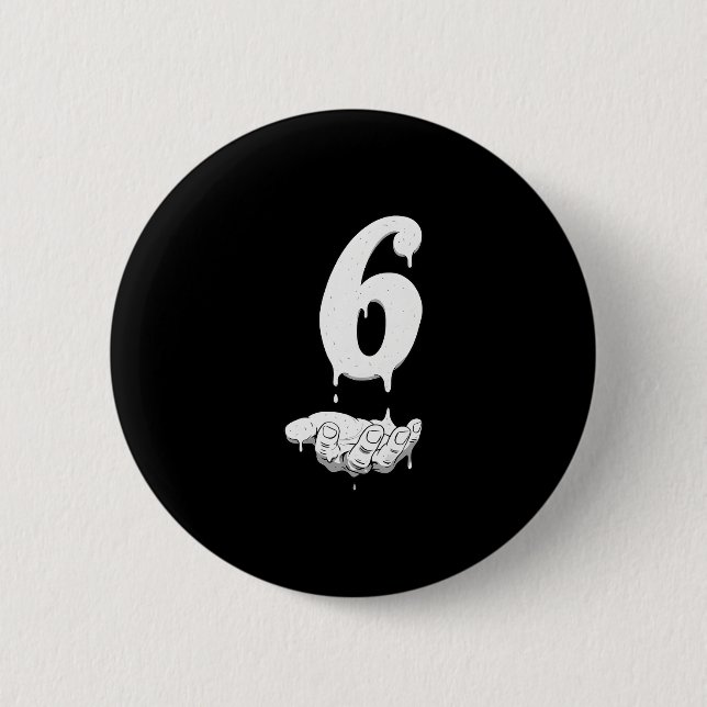 67 Meme Lustige Kinder Mädchen Humor Nummer 6  Button (Vorderseite)