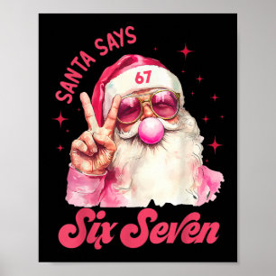 67 Meme Lustige Sechs Sieben Weihnachten 6-7 Meme  Poster