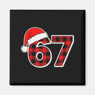 67 Meme Lustige Weihnachten Rotes Karo Xmas Schlaf Magnet