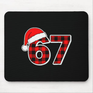 67 Meme Lustige Weihnachten Rotes Karo Xmas Schlaf Mousepad