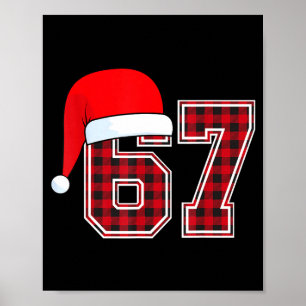 67 Meme Lustige Weihnachten Rotes Karo Xmas Schlaf Poster