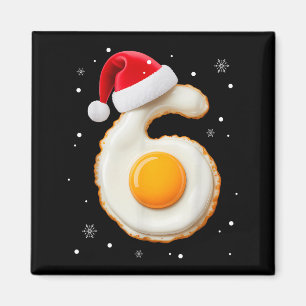 67 Meme Lustige Zahl 6 Ei Speck Passendes Christma Magnet