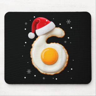 67 Meme Lustige Zahl 6 Ei Speck passendes Christma Mousepad