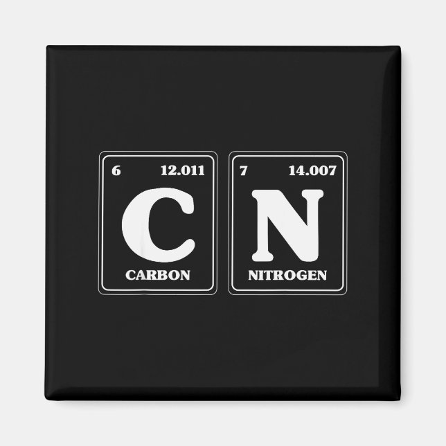 67 Meme Lustiger Lehrer Wissenschaft Periodensyste Magnet (Vorne)