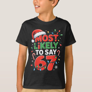 67 Meme Lustiger Weihnachts-Meme-Entwurf Höchstwah T-Shirt