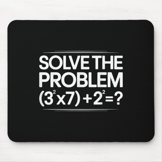 67 Meme Mathe Lustig Sechs Sieben Lehrer Brainrot  Mousepad (Vorne)