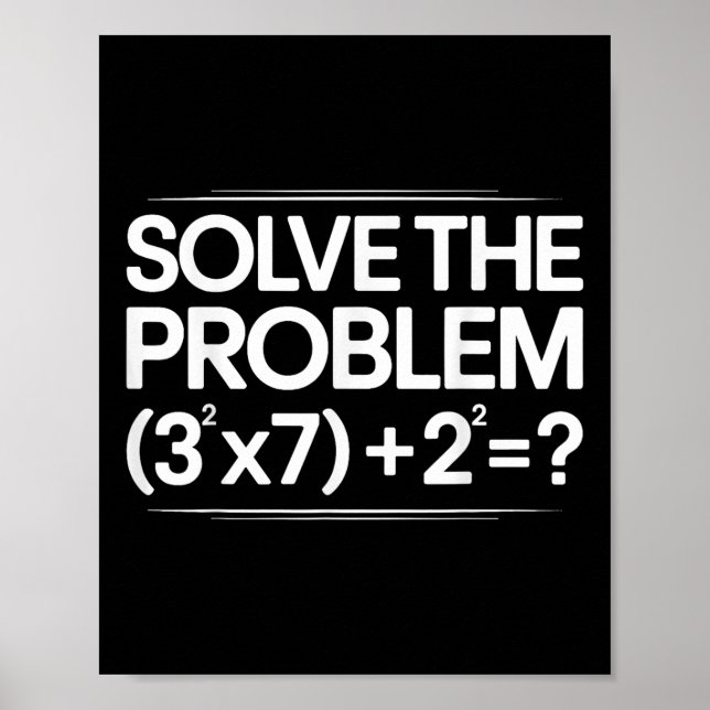 67 Meme Mathe Lustig Sechs Sieben Lehrer Brainrot  Poster (Vorne)