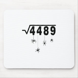 67 Meme Mathelehrer 6 7 Halloween Spinnen Quadrat Mousepad