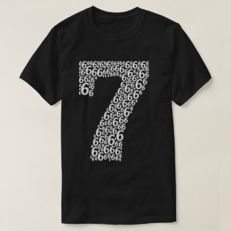 67 Meme Nummer Sieben aus Sechsen T-Shirt