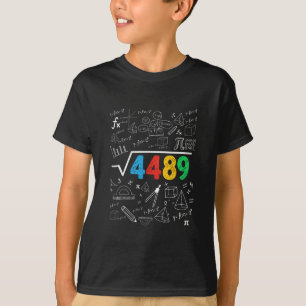 67 Meme Quadratwurzel 4489 Slang Six Seven Mathele T-Shirt