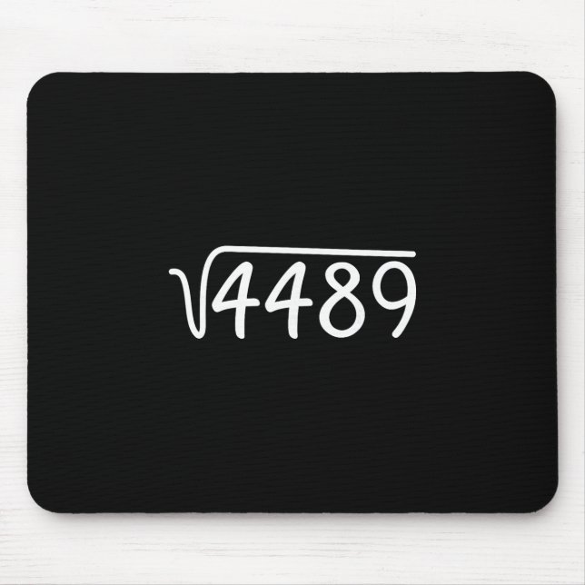67 Meme Quadratwurzel 4489 Teenager Six Seven Slan Mousepad (Vorne)