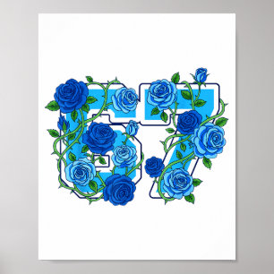 67 Meme-Schul-Wildblumen Blumen Farbige Blumen Poster