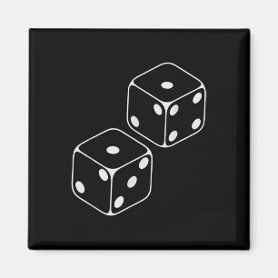 67 Meme Sechs Sieben 6–7 Lustige Würfel _1  Magnet