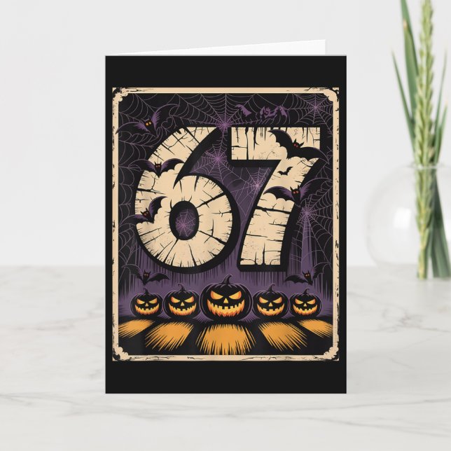 67 Meme-Shirt  Karte (Vorderseite)