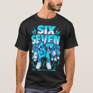 67 Meme Six Seven 6 7 Italienische Gehirnverrottun T-Shirt