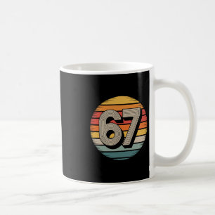 67 Meme Six Seven 6 7 T-Shirt Meme Lustige Zahl Vi Kaffeetasse