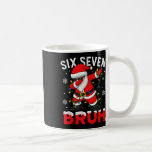 67 Meme Six Seven Bruh Dabbing Weihnachtsmann Lust Kaffeetasse