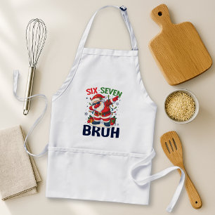 67 Meme Six Seven Bruh Lustiges Weihnachten 6 7 Schürze