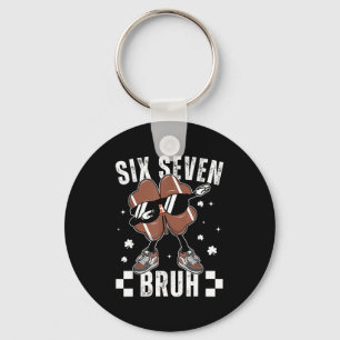 67 Meme Six Seven Bruh Shamrock Fußball St Patric Schlüsselanhänger