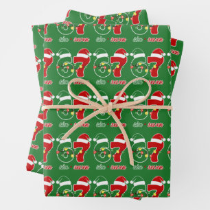 67 Meme Six Seven Gen Alpha Weihnachten  Geschenkpapier Set
