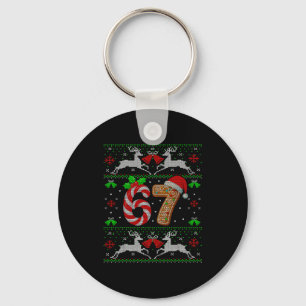 67 Meme Six Seven Lustiges Hässliches Weihnachten Schlüsselanhänger