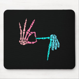 67 Meme Skelett tropfendes Eis 67 Baseball Lifest Mousepad