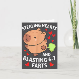 67 Meme stiehlt Herzen Valentinstag Capybara K Karte