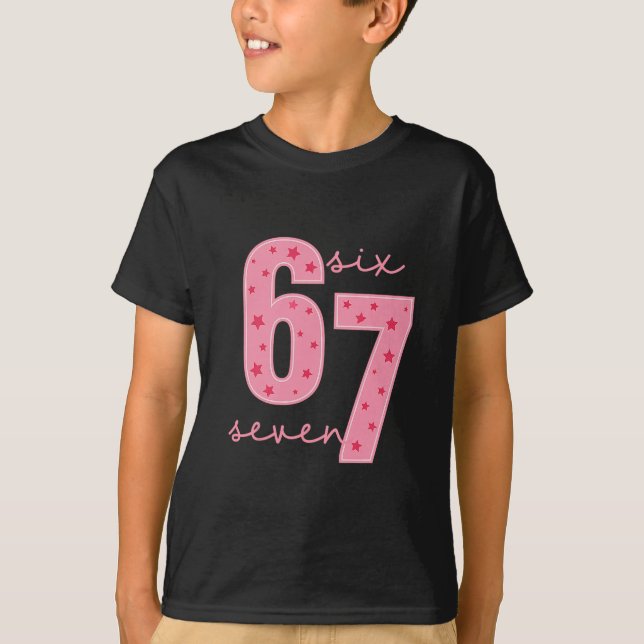 67 Meme  T-Shirt (Vorderseite)
