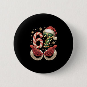 67 Meme Weihnachten Lustig 6 7 Gen Alpha Slang San Button