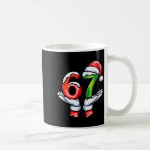 67 Meme Weihnachtsmann Hand Lustig Sechs Sieben We Kaffeetasse