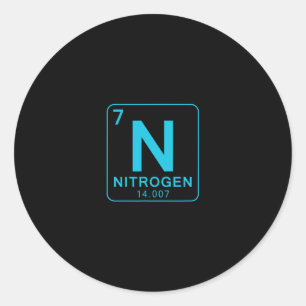 67 Meme Wissenschaft Periodensystem Paar-Matching Runder Aufkleber