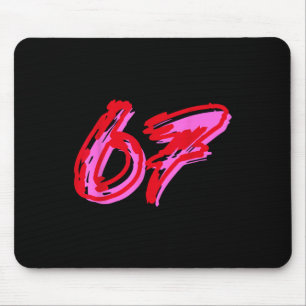 67 Memes Mousepad