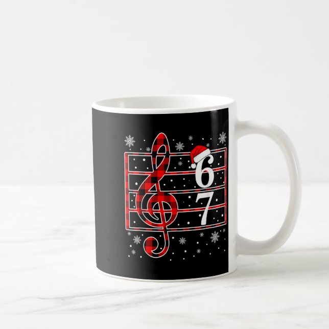 67 Music Meme Slang Musician Santa Music Teacher C Kaffeetasse (Rechts)