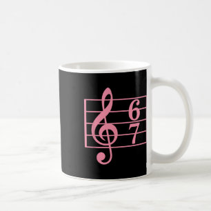 67 Musik Meme Slang Six Seven Musiklehrer Musiker Kaffeetasse
