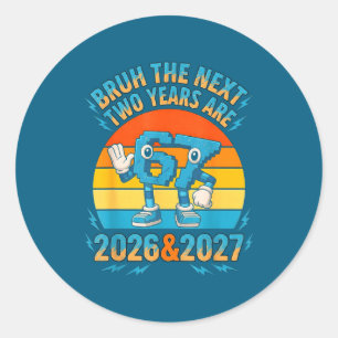 67 Neue 2026 Lustige Jungen Kinder Silvesterparty Runder Aufkleber