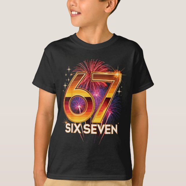 67 New Years Eve Party Pajama Shirt 6 7 Meme 67 20 (Vorderseite)